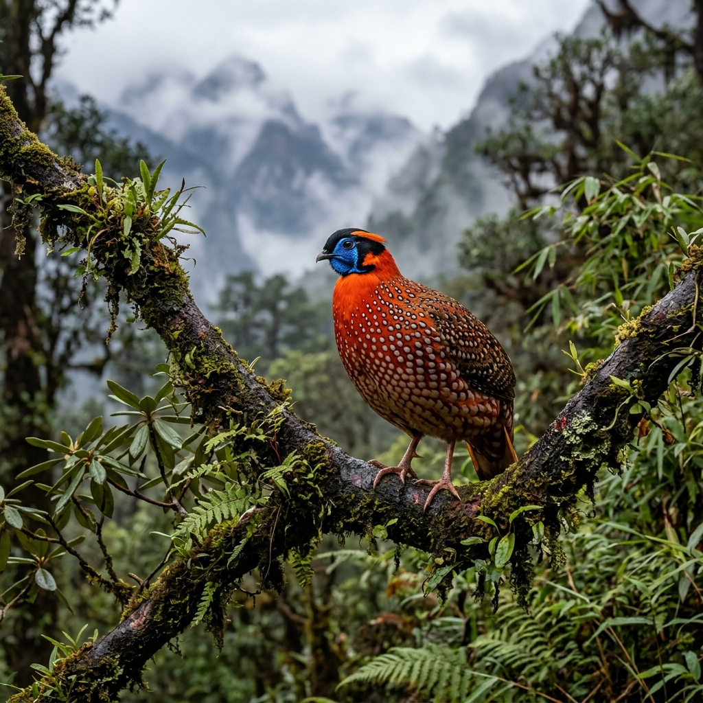 Birding landscape in the Eastern Himalayas