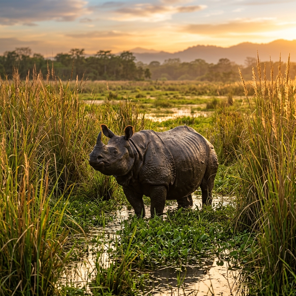 Travel scenery from Assam