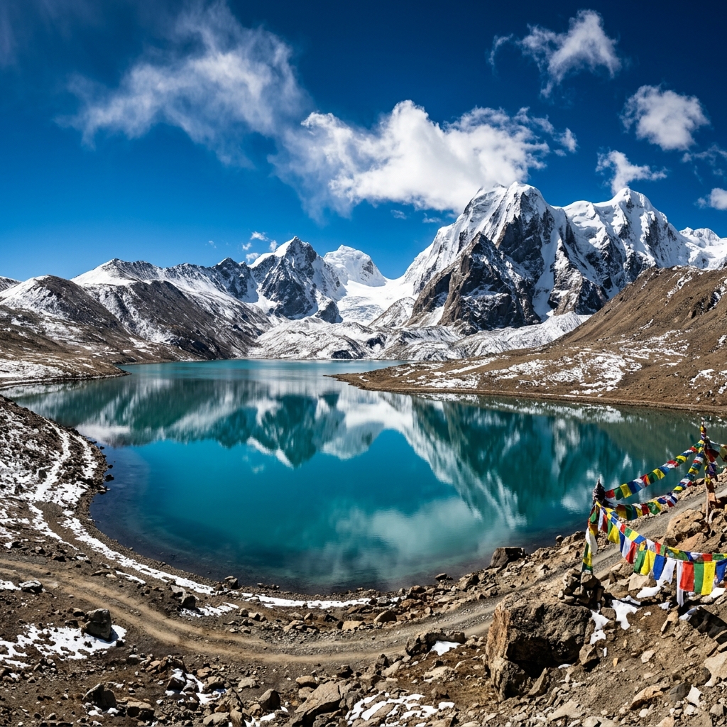 Travel scenery from Sikkim